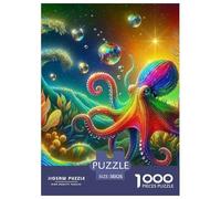 Octopus 1000 Pieces Jigsaw Puzzles For Adults Family Challenge Toys Stress Relieving Entertainment Exercise The Memory of The Brain for Adults And Kids, Age 12 Years Up 38x26cm/1000pcs