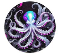 Octopus 1000 Pieces Jigsaws Creative Arts Round Jigsaw Jigsaw Puzzles for Adults And Kids Challenging & EducationalArt 1000pcs (67.5x67.5cm)