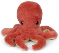 Wilberry Water Wonders Octopus Soft Toy - Coral Plush Octopus with Floppy Arms, Ultra-Soft Ocean Animal Toy for Sensory Play, Cuddles & Creative Storytelling - 12cm