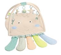 Octopus 3D Activity Blanket | 5 removable toys encourage gripping, seeing and hearing - for lying down and crawling - for toddlers from 0 months