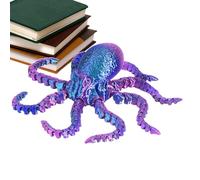 Octopus 3D Printed Mobile Octopus Figure, Flexible Collective Toys | Animal Model for Stress Reduction, Sensors and Agitated Fun, Sea Animals Decoration for Home,