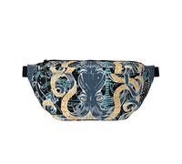 Octopus Anchors Painting Waistpacks Sling Bag Crossbody Bags Chest Daypack Bumbag for Running Cycling Outdoors