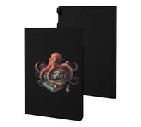 Octopus Armed With Knowledge Cute Tablet Case Compatible with iPad