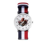 Octopus Armed with Knowledge Men's Quartz Watch Wristwatches