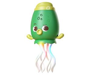 Octopus Baby Toy, Avoiding Obstacles Dancing Octopus Toy with Lights & Music, Rechargeable Standing or Crawling Squid for Kids Boy Girl Birthday Gifts, Green.