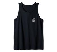 Octopus Badge Patch Line Art Icon Outline Gift Tank Top
