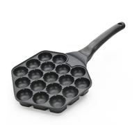 Octopus Balls Manufacturer | Japanese For Octopus Balls | 18 Cavity Round Pancake Maker, Kitchen Utensil For Market Stall, Family Meeting, And Small Station