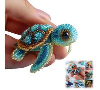 Octopus Bead Embroidery Kit,DIY 3D Ocean Animals Sea Creature Craft Kit,with Full-Color Instruction Sheet,for Beginners Adults & Craft Lovers (Sea Turtles)