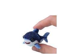 Octopus Bead Embroidery Kit, Ocean Animals Three-Dimensional Starter Embroidery Set, Beadwork Craft Kit for Beginners with Full-Color Step-by-Step Instruction Sheet (Bluee)