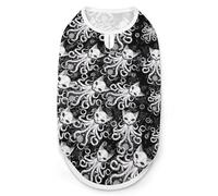 Octopus Cat Funny Dog Shirts Sleeveless Pet Tank Top Comfort Pets Clothes Vest for Small Medium Dogs Cat M