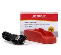Octopus Chip Resetter for Canon PGI-570, CLI-571, Compatible with Canon Pixma MG & TS Series, Ink Level Reset Feature, Red, USB-Powered, 150 Resets