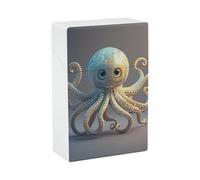 Octopus Cigarette Case 85mm King Size, Crushproof Plastic Cigarette Box Holder for Men Women Cigar Protective Cover Waterproof Cigarettes Holder 20 Capacity