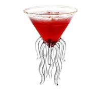 Octopus Cocktail Glass, Funny Liquor Glasses 120ml, Clear Glass Cup for Whiskey, Bourbon and Spirits, Glass Material, Home, Bar, Office, Wedding, Christmas, Party