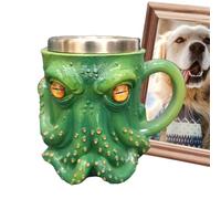 Octopus Coffee Mug with 3D Kraken Design, Handmade Resin Drinking Cup, Medieval Themed Octopus Mug, Resin Drinkware for Tea, Ale, Coffee, Beverage Drinkware for Sea Lovers