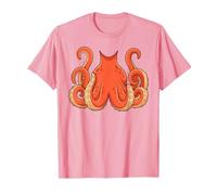 Octopus Costume Halloween Cartoon Sea Creature Design T-Shirt
