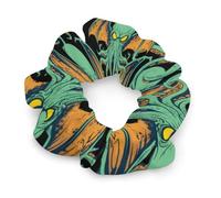 Octopus Cthulhu Women's Hair Ties Elastic Scrunchies Silk Like Scrunchy Accessories for Sleep