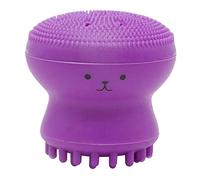 Octopus Cute Silicone Face Brush for Massage Remove Scrub Deep Cleansing Purple, 2.08x2.08x1.65 Inch