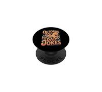 Octopus Dad Eight Arms Of Dad Jokes PopSockets Adhesive PopGrip