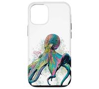 Octopus Decor Mermaid Sea Creature Ocean Watercolor Art Case for iPhone 12/12 Pro