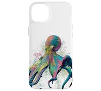 Octopus Decor Mermaid Sea Creature Ocean Watercolor Art Case for iPhone 14 Plus