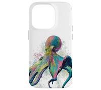 Octopus Decor Mermaid Sea Creature Ocean Watercolor Art Case for iPhone 14 Pro