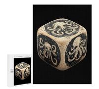 Octopus Dice Funny Wooden Picture Vertical Version Puzzle Wood Jigsaw Creative Gift for Adults And Family Game