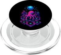 Octopus DJ Disco Party Underwater Music Mixer PopSockets PopGrip for MagSafe