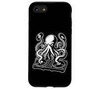 Octopus DJ for Rave Lovers, Funny EDM Dance Music Vinyl Case for iPhone SE (2020) / 7 / 8
