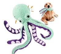 Octopus Dog Toy - Interactive Plush Toy with Squeaky Sound Peer Aggressive Chewers, Durable Ruffled Toy for Small and Medium Dogs, Soft Toy Pears Relieve