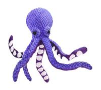 Octopus Dog Toy, Plush Squeaky Pet Chew Toy, Durabled Teething Design, Interactive Sound Entertainment Ideal for Indoor Outdoor Backyard Pool and Travel Use, 120g