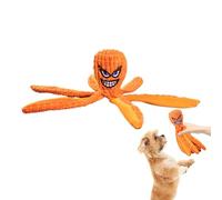 Octopus Dog Toy | Squeaky Octopus Puppy Enrichment Tug Of War Toys | Interactive Bite-Resistant Dog Stuff for Small, Medium, and Large Breeds