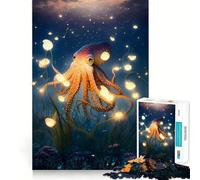 Octopus Fairyland 1000 Piece Jigsaw Puzzles for Adults Jigsaw Enhance Memory Gentle Leisure Firm Cut (38x26cm)