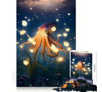 Octopus Fairyland Hard Jigsaw Puzzle for Adults 1000 Pieces Solid Logic Toy Simple Fun Precision Cut (38x52cm)