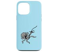 Octopus Fishing Angler On Hook Fight Survive Caught Fisher Case for iPhone 13 Pro Max