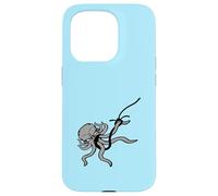 Octopus Fishing Angler On Hook Fight Survive Caught Fisher Case for iPhone 15 Pro
