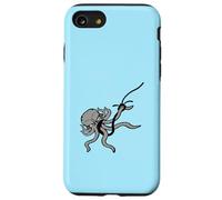 Octopus Fishing Angler On Hook Fight Survive Caught Fisher Case for iPhone SE (2020) / 7 / 8
