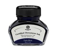 Octopus Fluids Document Ink Dark Blue, Indelible Ink, Certified According to DIN ISO 12757-2, Dark Blue, 30 ml