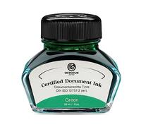 Octopus Fluids Document Ink Green, Indelible Ink, Certified According to DIN ISO 12757-2, Green, 30 ml