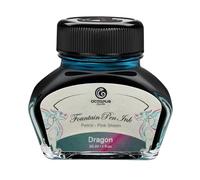 Octopus Fluids Dragon Sheen Ink - Petrol Sheen Ink in Jar, 3ml