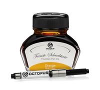 Octopus Fluids Orange - Writing Ink with Converter, Fountain Pen Ink, Orange 30 ml