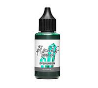 Octopus Fluids Resin Ink EVERGREEN, Alcohol Ink for Epoxy & UV Resin, Green, 30 ml