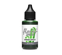Octopus Fluids Resin Ink GREEN APPLE, Alcohol Ink for Epoxy Resin and UV Resin, epoxy resin colour translucent for resin art, resin dye liquid, 30 ml, green