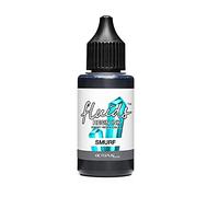 Octopus Fluids Resin Ink SMURF, Alcohol Ink for Epoxy & UV Resin, Translucent Blue, 30 ml