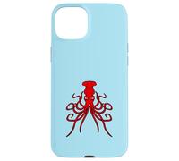 Octopus giant squid cephalopod evil dangerous sea comic fun Case for iPhone 15 Plus