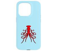 Octopus giant squid cephalopod evil dangerous sea comic fun Case for iPhone 15 Pro