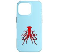 Octopus giant squid cephalopod evil dangerous sea comic fun Case for iPhone 16 Pro