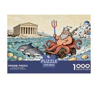 Octopus, Greek Mythology Jigsaw Puzzle Waterproof 1000 Piece Puzzles for Adults Gifts Fun Challenging Games