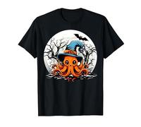 Octopus Halloween Costume - Funny Octopus Lover Halloween T-Shirt, Men, Black, 6X-Large