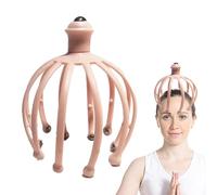 Octopus Head Massager, Manual Head Scratcher, Manual Scalp Massage Tool for Stress Relax Spa