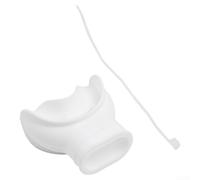 Octopus Holder Retainer Scuba Diving Regulator Mouthpiece Cover for Most Diving Regulators with Lightweight and Odorless Design (White)